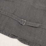 nest Robe リネンボタンルーズベスト 定価26400円 01253-1125 ベスト 25AW チャコールグレー レディース ネストローブ【中古】6-0930M∞