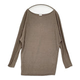 raspail Comfortable Tシャツ 定価30800円 RB-276 リネン ドルマンスリーブ プルオーバー カットソー 26SS ブラウン レディース ラスパイユ【中古】6-0806M♪