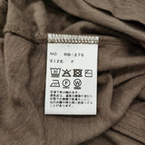 raspail Comfortable Tシャツ 定価30800円 RB-276 リネン ドルマンスリーブ プルオーバー カットソー 26SS ブラウン レディース ラスパイユ【中古】6-0806M♪