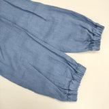 fog linen work リトアニア製 リネン シャツワンピ ワンピース ブルー レディース フォグリネンワーク【中古】6-0910M∞