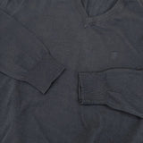 BEAMS BOY 新品 GBB刺繍V/N Vネック コットン manifatture tessili bresciane セーター ニット ネイビー レディース ビームスボーイ【中古】6-1012M∞