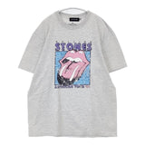 GOOD ROCK SPEED ローリングストーンズ The Rolling Stones 製品洗い 加工 半袖Ｔシャツ カットソー グレー レディース グッドロックスピード【中古】6-0826S∞
