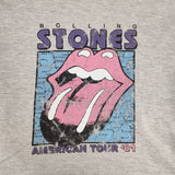 GOOD ROCK SPEED ローリングストーンズ The Rolling Stones 製品洗い 加工 半袖Ｔシャツ カットソー グレー レディース グッドロックスピード【中古】6-0826S∞