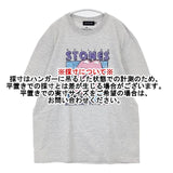 GOOD ROCK SPEED ローリングストーンズ The Rolling Stones 製品洗い 加工 半袖Ｔシャツ カットソー グレー レディース グッドロックスピード【中古】6-0826S∞