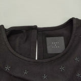オオカミとフクロウ オオカミと今宵、月の丘でTシャツ 定価8030円 PO-26079 カットソー ブラック レディース オオカミとフクロウ【中古】6-0806S♪