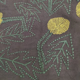 mina perhonen tanpopo タンポポ 刺繍 エッグバッグ ws9179 トートバッグ コン キイロ レディース ミナペルホネン【中古】6-0722G◎