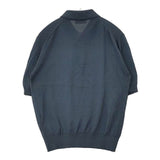 JOHN SMEDLEY 半袖 ニットポロ シーアイランドコットン ポロシャツ ネイビー レディース ジョンスメドレー【中古】6-0826S∞