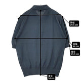 JOHN SMEDLEY 半袖 ニットポロ シーアイランドコットン ポロシャツ ネイビー レディース ジョンスメドレー【中古】6-0826S∞