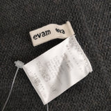 evam eva E203K100 wool camel bolero ウールキャメルボレロ ニットカーディガン 羽織り カーディガン チャコールグレー レディース エヴァムエヴァ【中古】6-1005T◎