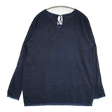 45R/45rpm コサージュのＴシャツ（インディゴ） カットソー ブラウス シャツ ネイビー レディース フォーティーファイブアールピーエム【中古】6-0910M∞