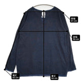 45R/45rpm コサージュのＴシャツ（インディゴ） カットソー ブラウス シャツ ネイビー レディース フォーティーファイブアールピーエム【中古】6-0910M∞