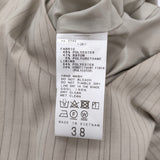 IENA ＆NAVY Vネックオールインワン サイズ38 定価36300円 ストライプ オールインワン ツナギ 25SS ベージュ レディース イエナ【中古】6-0806M♪