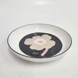marimekko 未使用品 Unikko ディーププレート 20.5cm 定価6820円 皿 シロ クロ レディース マリメッコ【中古】6-0803G◎