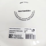 marimekko 未使用品 Unikko ディーププレート 20.5cm 定価6820円 皿 シロ クロ レディース マリメッコ【中古】6-0803G◎