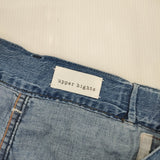 upper hights THE LAZY OLIVIA サイズ25 ウエストゴム デニムパンツ ライトブルー レディース アッパーハイツ【中古】6-1012G∞