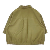 MHL. SANDED COTTON LINEN SHIRT 595-2152501 半袖シャツ カーキ レディース エムエイチエル【中古】6-0826S∞