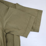 MHL. SANDED COTTON LINEN SHIRT 595-2152501 半袖シャツ カーキ レディース エムエイチエル【中古】6-0826S∞