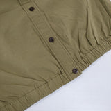 MHL. SANDED COTTON LINEN SHIRT 595-2152501 半袖シャツ カーキ レディース エムエイチエル【中古】6-0826S∞
