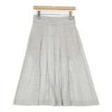 MARGARET HOWELL LIGHT LINEN 日本製 578-3132007 リネン ロングスカート 23SS ブルーグレー系 レディース マーガレットハウエル【中古】6-0910M∞
