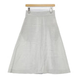 MARGARET HOWELL LIGHT LINEN 日本製 578-3132007 リネン ロングスカート 23SS ブルーグレー系 レディース マーガレットハウエル【中古】6-0910M∞