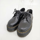 Dr.Martens QUAD 3 ホール シューズ 定価30800円 UK6 EU39 ユニセックス 厚底 シューズ・靴 クロ レディース ドクターマーチン【中古】6-0722G◎