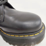 Dr.Martens QUAD 3 ホール シューズ 定価30800円 UK6 EU39 ユニセックス 厚底 シューズ・靴 クロ レディース ドクターマーチン【中古】6-0722G◎
