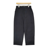 MARGARET HOWELL FLANNEL WOOL 578-4243006 サイズ2 定価50600円 ストライプ ウール パンツ 24AW ネイビー レディース マーガレットハウエル【中古】6-0925T♪