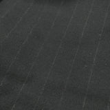 MARGARET HOWELL FLANNEL WOOL 578-4243006 サイズ2 定価50600円 ストライプ ウール パンツ 24AW ネイビー レディース マーガレットハウエル【中古】6-0925T♪