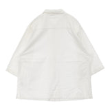 MITTAN OCジョーゼットシャツ SH-155 サイズ3 定価31900円 八分袖 オーガニックコットン シャツ 26SS ホワイト メンズ ミタン/ミッタン【中古】6-0804M♪