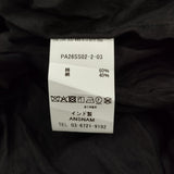 Pau thongvird パウソングヴァード DIYA Hand Smocking Shirt 定価49500円 インド製 スモッキング コットンシルク ブラウス シャツ 26SS ブラック レディース【中古】6-0806M♪