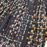Sally Scott プリーツ 花柄 スカート コン マルチカラー レディース サリースコット【中古】6-1012M∞