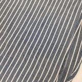 ARMEN バンドカラー ストライプ シャツワンピ サイズ3 コットン インド製 ワンピース ブルー ホワイト レディース アーメン【中古】6-1012M∞