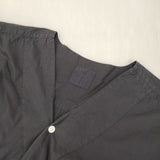 Toujours Back Wide Pleated Sleeping Shirt Dress 定価61600円 MM40FD02 コットンドレス ワンピース 24ss ネイビー レディース トゥジュー【中古】6-0920M∞
