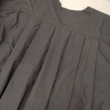 Toujours Back Wide Pleated Sleeping Shirt Dress 定価61600円 MM40FD02 コットンドレス ワンピース 24ss ネイビー レディース トゥジュー【中古】6-0920M∞