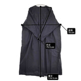 Toujours Back Wide Pleated Sleeping Shirt Dress 定価61600円 MM40FD02 コットンドレス ワンピース 24ss ネイビー レディース トゥジュー【中古】6-0920M∞