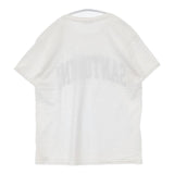 Morris&Sons コットン ロゴ SANTORINI ハイチ製 半袖Ｔシャツ カットソー ホワイト レディース モリスアンドサンズ【中古】6-0826S∞
