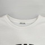 Morris&Sons コットン ロゴ SANTORINI ハイチ製 半袖Ｔシャツ カットソー ホワイト レディース モリスアンドサンズ【中古】6-0826S∞