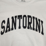Morris&Sons コットン ロゴ SANTORINI ハイチ製 半袖Ｔシャツ カットソー ホワイト レディース モリスアンドサンズ【中古】6-0826S∞