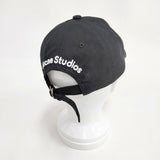 ACNE STUDIOS 25AW ツイルロゴキャップ fn-ux-hays000330 帽子 キャップ クロ メンズ アクネストゥディオズ【中古】6-0723G◎