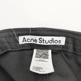 ACNE STUDIOS 25AW ツイルロゴキャップ fn-ux-hays000330 帽子 キャップ クロ メンズ アクネストゥディオズ【中古】6-0723G◎