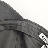 ACNE STUDIOS 25AW ツイルロゴキャップ fn-ux-hays000330 帽子 キャップ クロ メンズ アクネストゥディオズ【中古】6-0723G◎