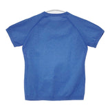 THE NORTH FACE S/S Globefit Logo Tee NTW11822 ポリエステル 日本製 半袖Ｔシャツ カットソー ブルー レディース ザノースフェイス【中古】6-0807S△