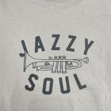 Goodwear JAZZY SOUL アメリカ製 サイズM 半袖Ｔシャツ カットソー ライトブルー レディース グッドウェア【中古】6-0826S∞