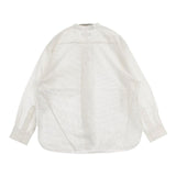 MARGARET HOWELL 578-3153001 ストライプ コットン SIMPLE STRIPE COTTON 長袖シャツ 23SS オフホワイト レディース マーガレットハウエル【中古】6-0920M∞