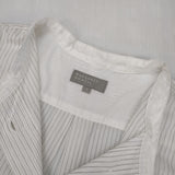 MARGARET HOWELL 578-3153001 ストライプ コットン SIMPLE STRIPE COTTON 長袖シャツ 23SS オフホワイト レディース マーガレットハウエル【中古】6-0920M∞