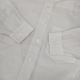 MARGARET HOWELL 578-3153001 ストライプ コットン SIMPLE STRIPE COTTON 長袖シャツ 23SS オフホワイト レディース マーガレットハウエル【中古】6-0920M∞