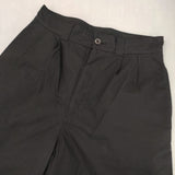 MHL. CRISP COTTON PLAINWEAVE TROUSERS トラウザーズ 定価31900円 595-4143505 パンツ 24SS ブラック レディース エムエイチエル【中古】6-1012G∞
