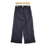 BEAMS BOY 新品 ポリエステル ウール トロピカル ワイド パンツ 定価17380円 パンツ 25SS ネイビー レディース ビームスボーイ【中古】6-1012G∞