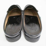 Paraboot BORA F サイズUK3/22.5cm レザー クロッグシューズ 靴 スリッポン BRIL NOIR ブラック レディース パラブーツ【中古】6-0731G♪