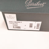 Paraboot BORA F サイズUK3/22.5cm レザー クロッグシューズ 靴 スリッポン BRIL NOIR ブラック レディース パラブーツ【中古】6-0731G♪